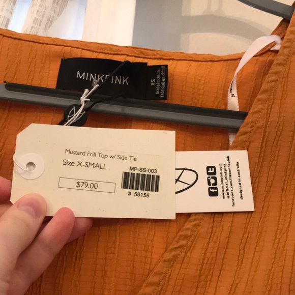 Minkpink Selina Side Toe Top XS NWT - Picture 4 of 5